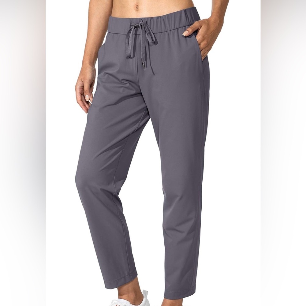 G Gradual Women's 7/8 Pants, Ankle Sweatpants for Golf, Athletic, Lounge Pants